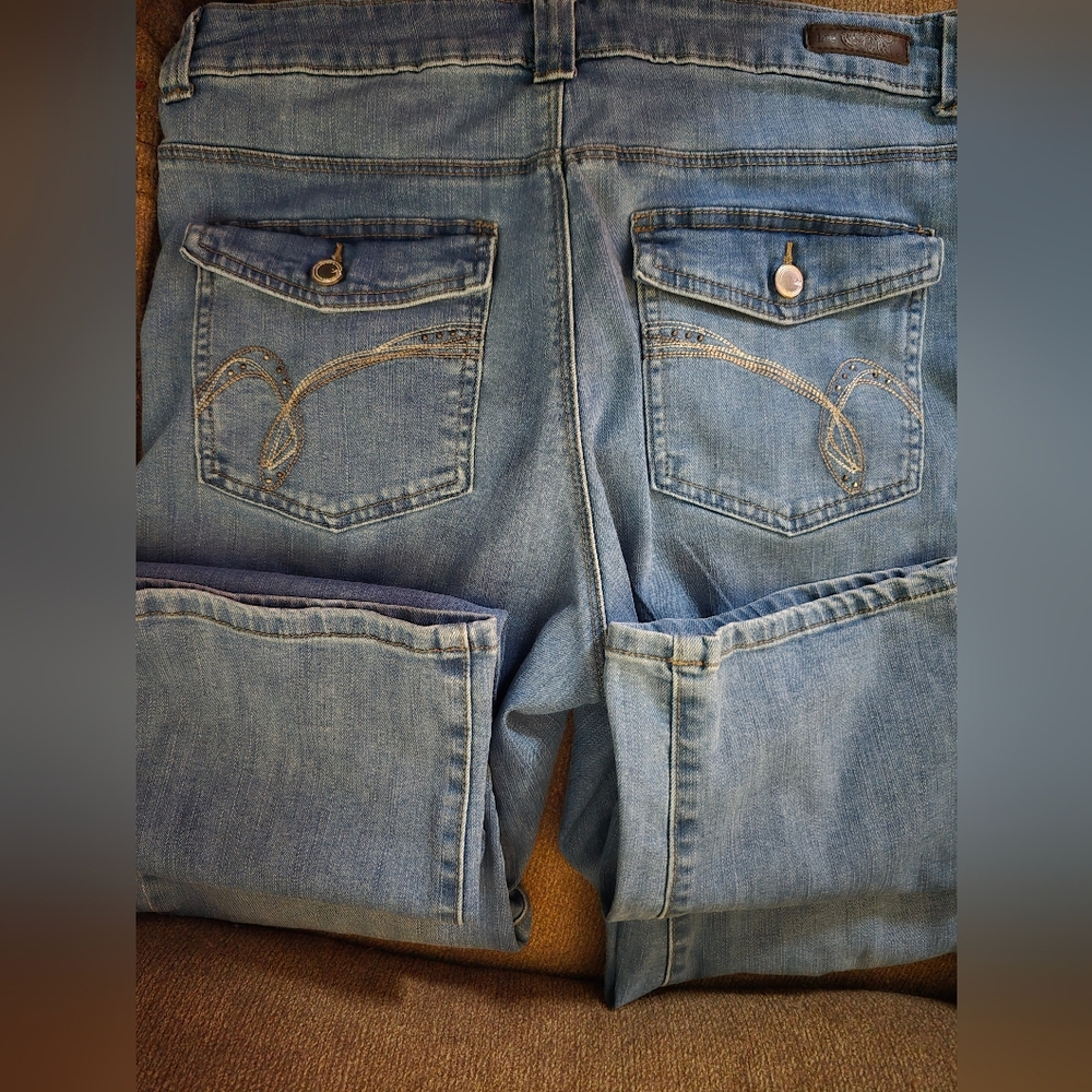 Lee Women's Straight Leg Blue Jeans